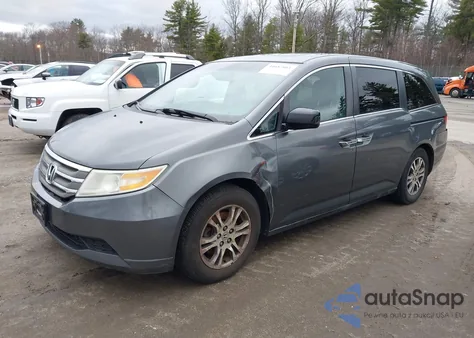 2012 Honda Odyssey Ex-L z USA, uszkodzony, nr VIN 5FNRL5H64CB030127